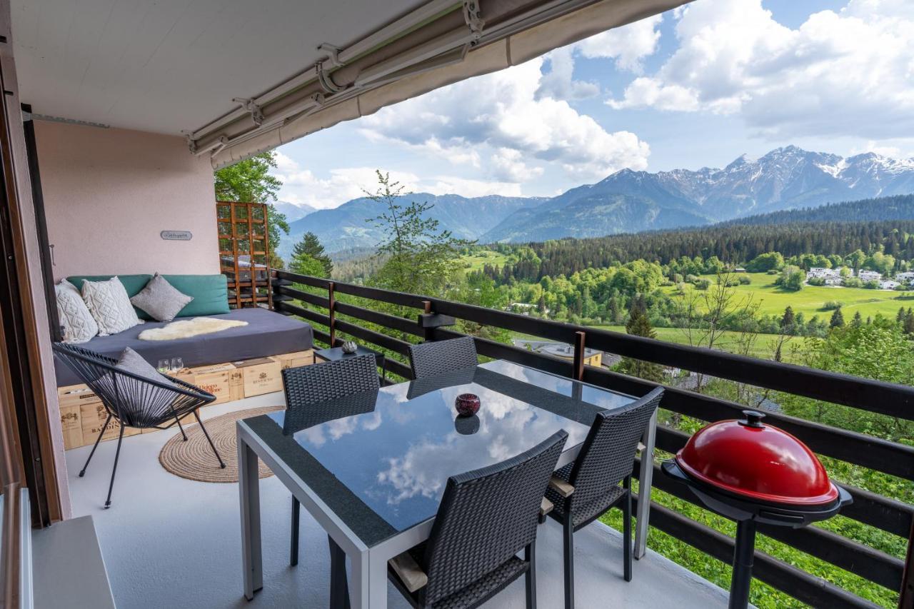 -Panorama-Bergblick- Dampfbad-Dusche Und Aussenbett Apartment Flims Bagian luar foto