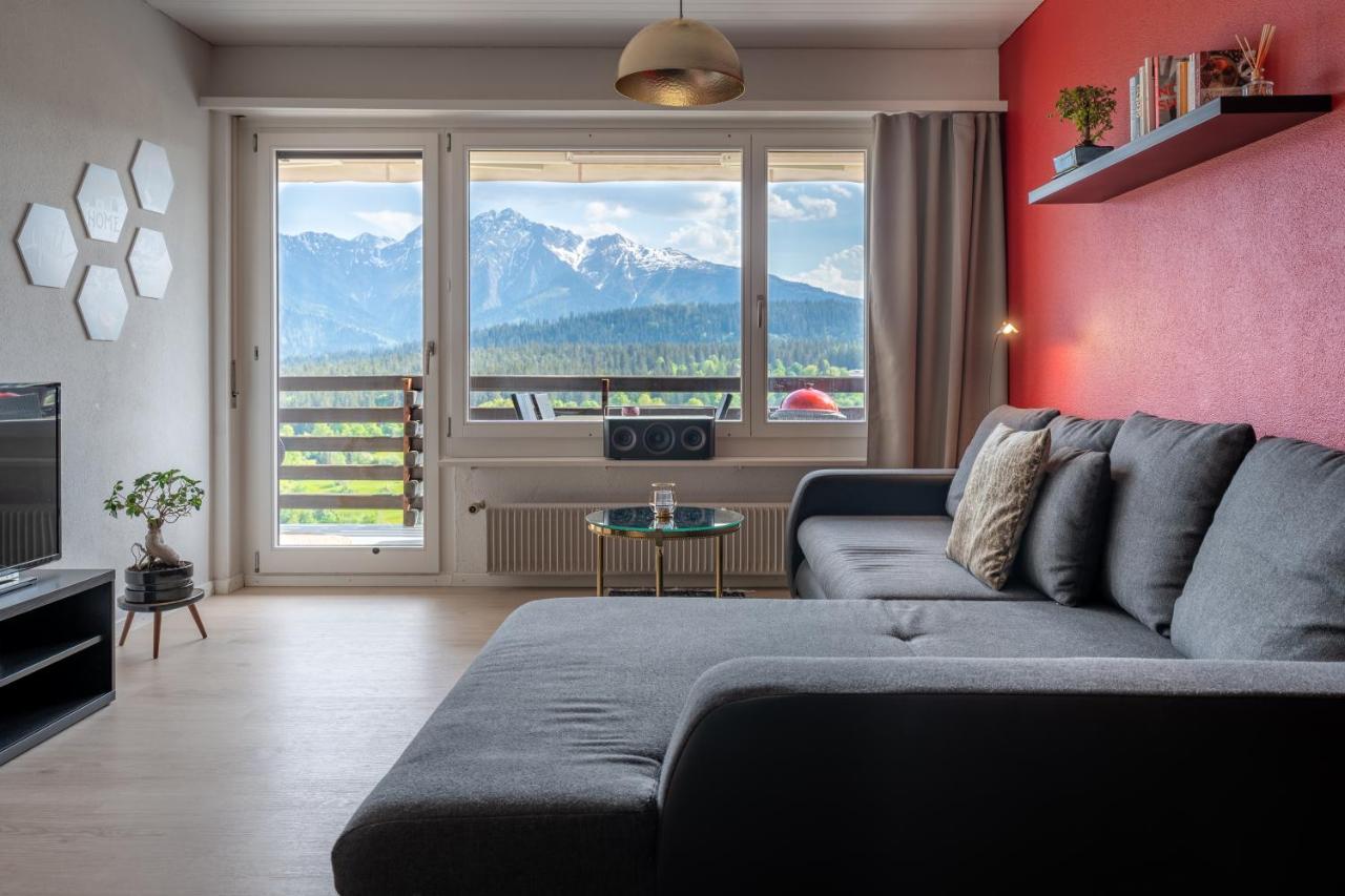 -Panorama-Bergblick- Dampfbad-Dusche Und Aussenbett Apartment Flims Bagian luar foto