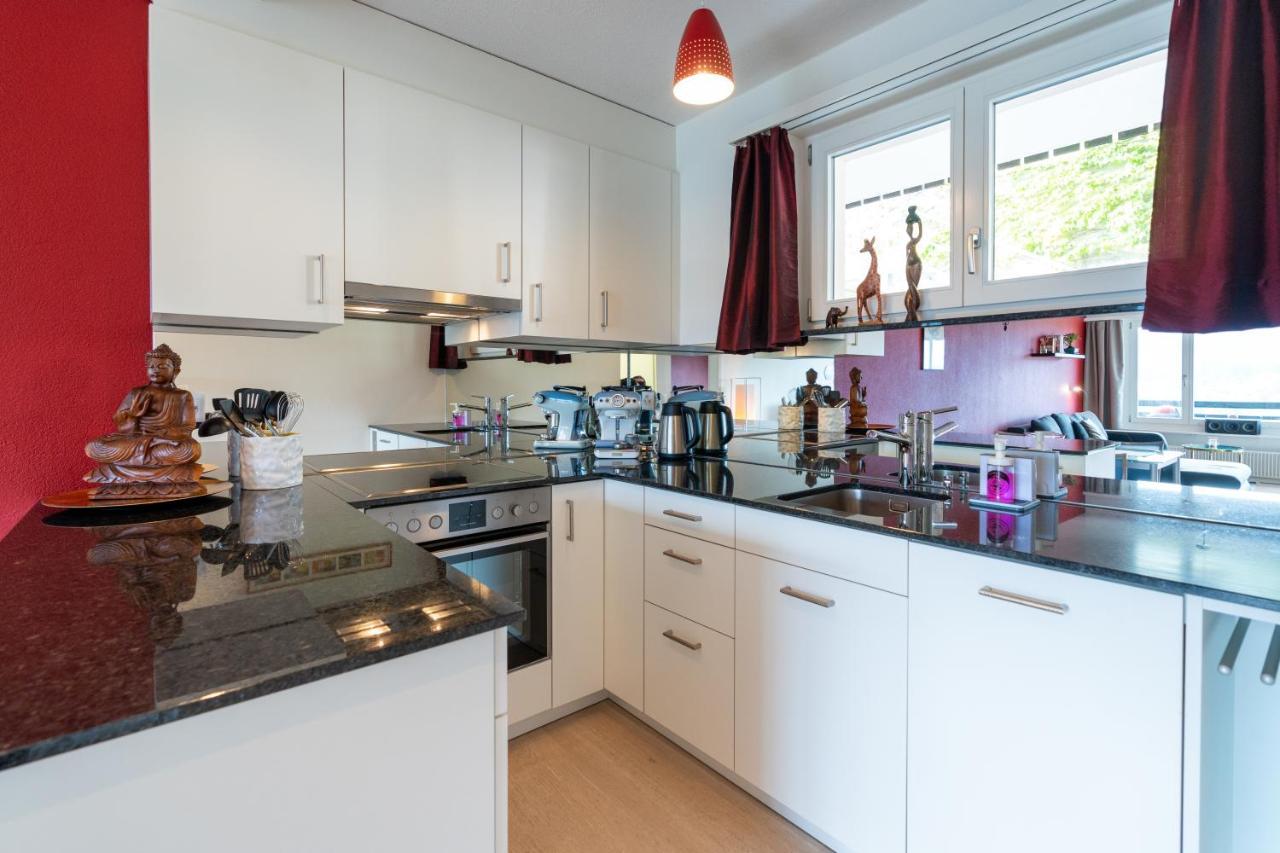 -Panorama-Bergblick- Dampfbad-Dusche Und Aussenbett Apartment Flims Bagian luar foto